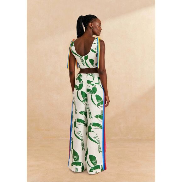 Farm Rio Toucans Linen Pants - Picture 2 of 6